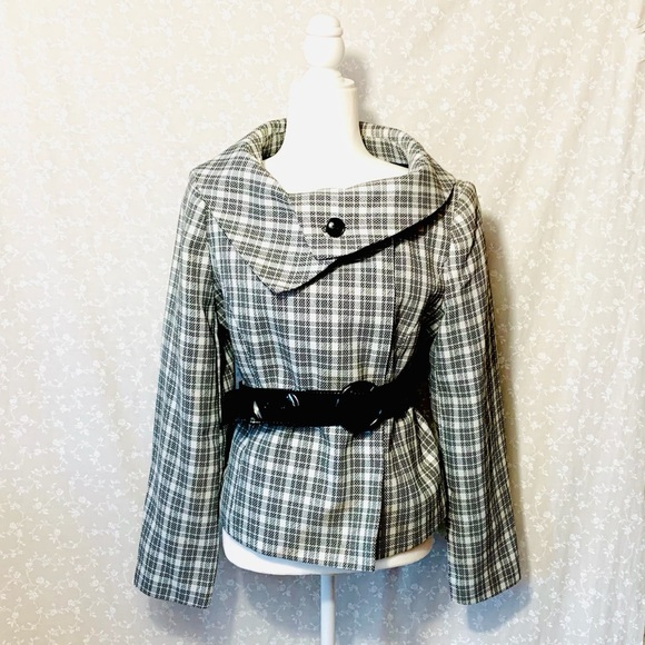 Giorgio Saint Angelo Jackets & Blazers - Giorgio Sant'Angelo Vintage Black and White Blazer